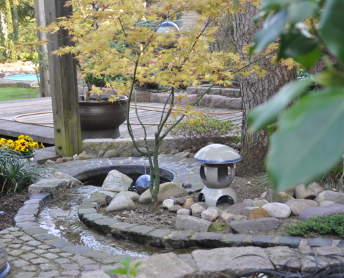 Bachläufe im Garten Landschaftsbau gartengestaltung Bocholt Rhede